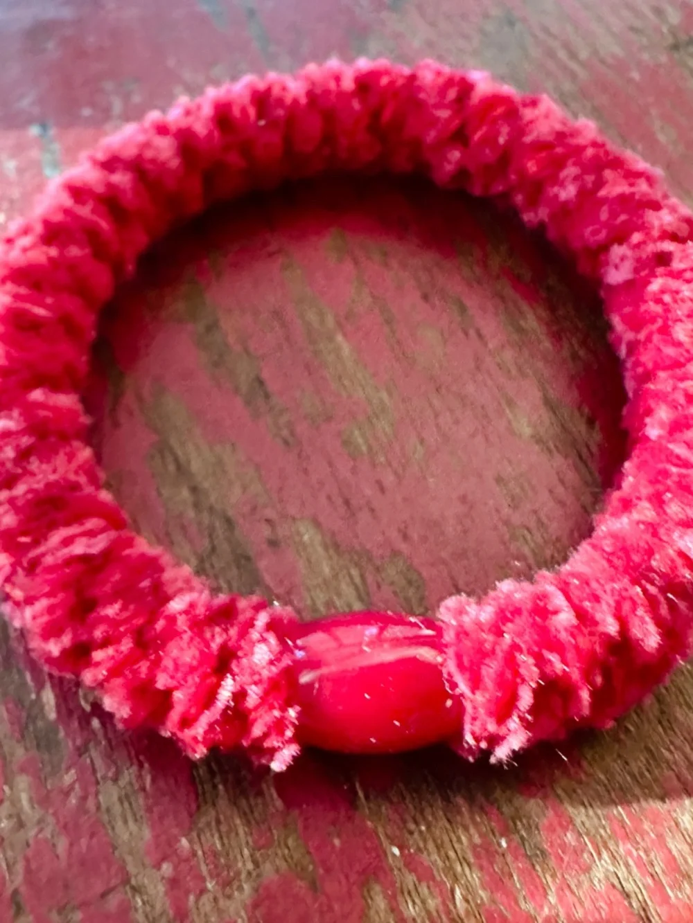 NWT 4-Bundle Authentic Original KKNEKKI Hair Ties/Elastics in Reds!